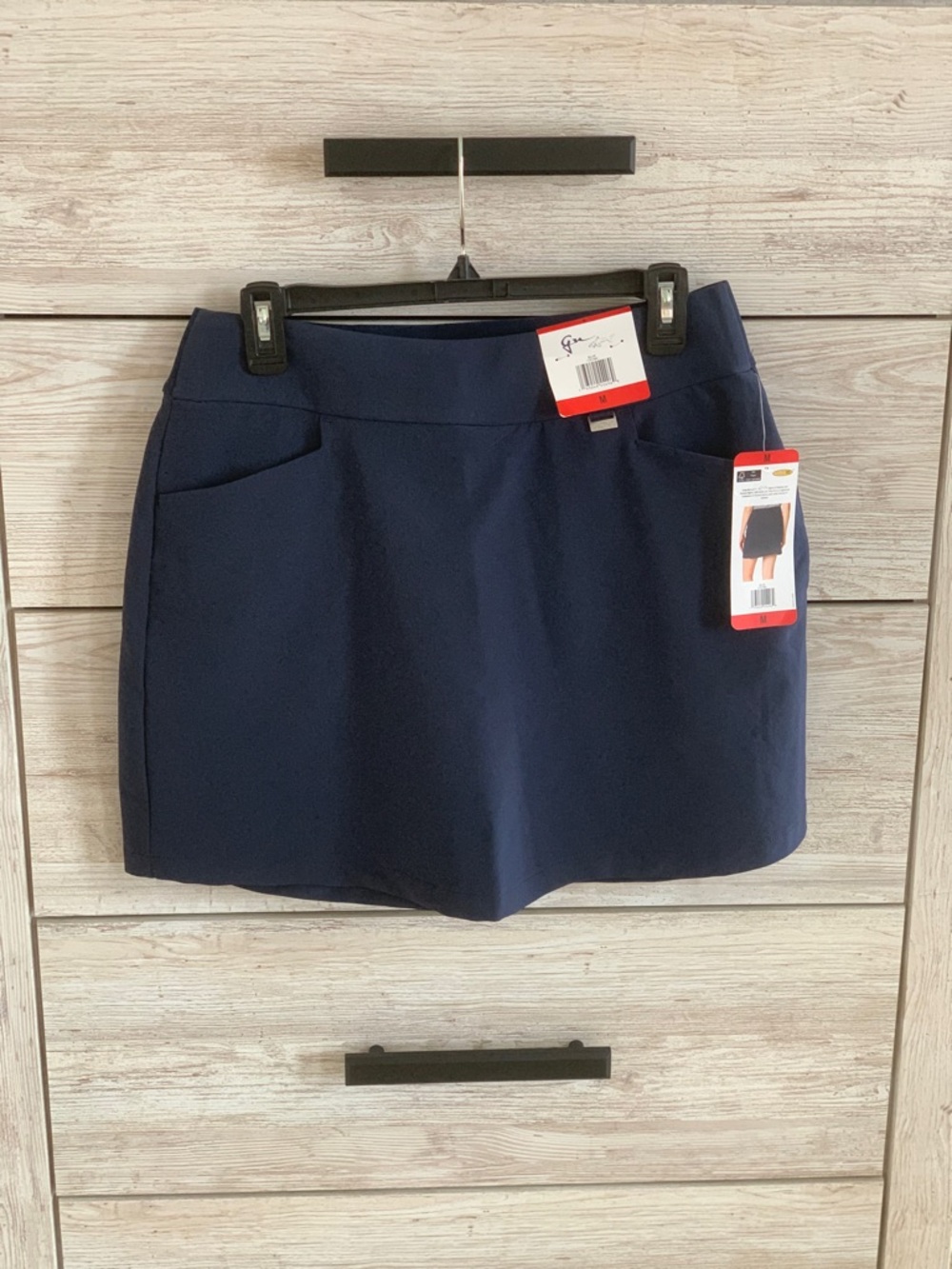 Greg Norman Golf Skirt medium Navy blue NEW with tags and mesh liner summer - Picture 9 of 17